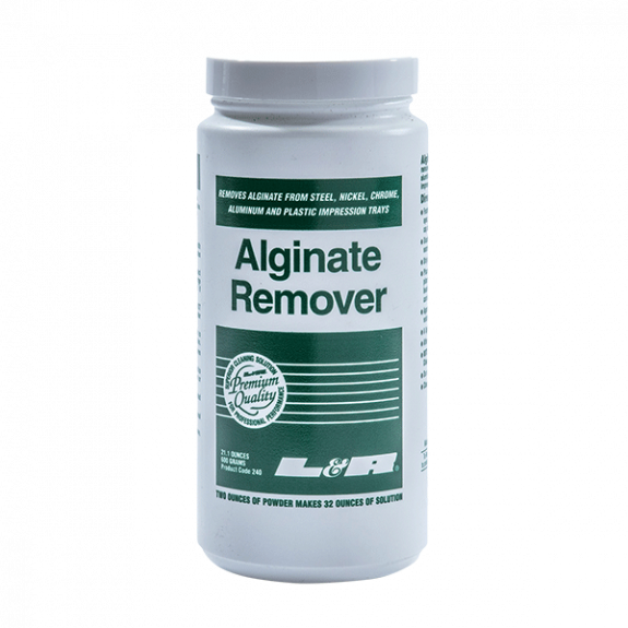 L&R 240 Alginate Remover Ultrasonic Detergent Powder Concentrate 1:16 600 Gram Bottle L&R 240 Alginate Remover Ultrasonic Detergent Powder Concentrate 1:16 600 Gram Bottle